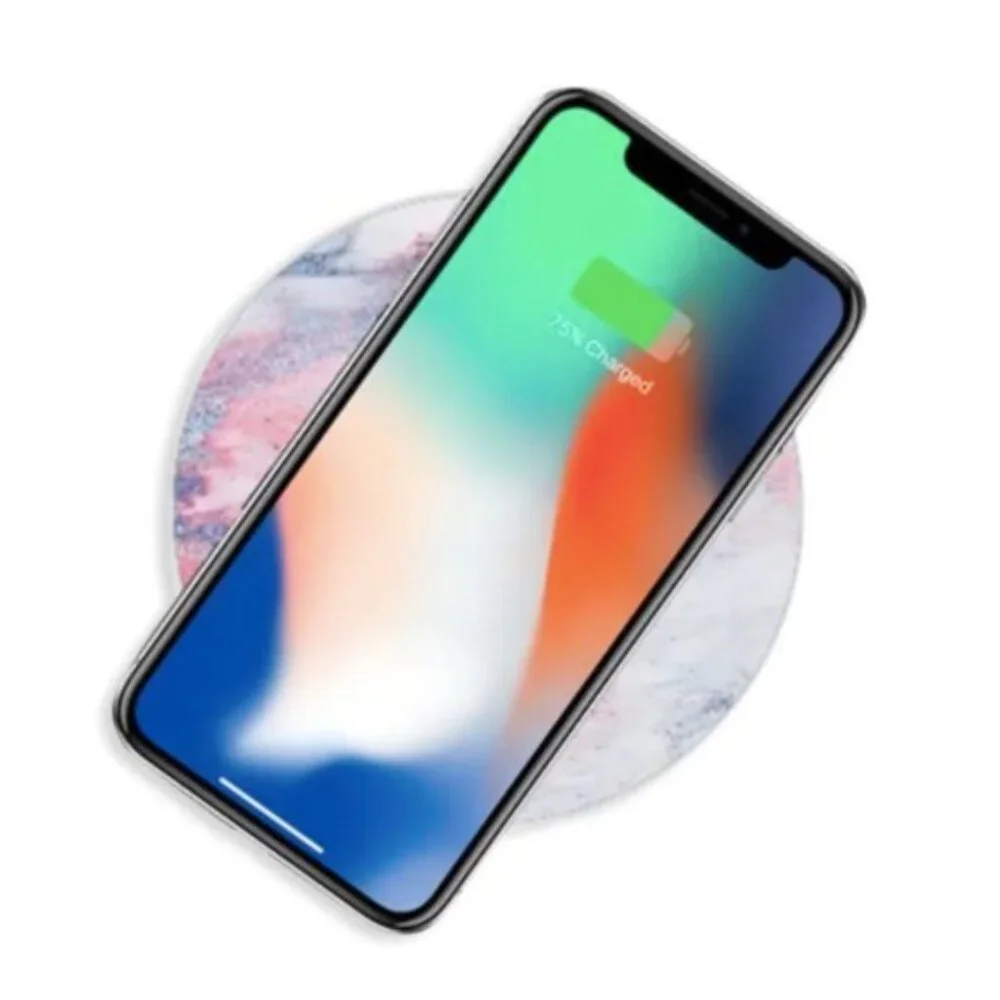 PHUNKEE TREE Marble-Print Charging Pad COTTON CANDY